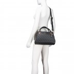 Handtasche Noelle Coal Logo, Farbe: anthrazit, Marke: Guess, EAN: 0190231910121, Abmessungen in cm: 32x20x11.5, Bild 6 von 7