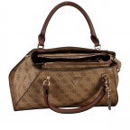 Handtasche Noelle Latte Logo Brown, Farbe: cognac, Marke: Guess, EAN: 0190231910138, Abmessungen in cm: 32x20x11.5, Bild 7 von 7