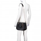 Handtasche Fedora Black, Farbe: schwarz, Marke: Guess, EAN: 0190231918875, Abmessungen in cm: 30x22x13.5, Bild 5 von 7