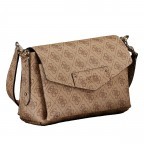 Umhängetasche Eco Brenton 4G-Logo Latte, Farbe: cognac, Marke: Guess, EAN: 0190231688228, Abmessungen in cm: 23.5x16x11, Bild 2 von 8