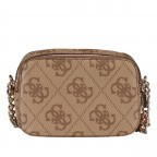 Umhängetasche Izzy Latte Logo, Farbe: cognac, Marke: Guess, EAN: 0190231910190, Abmessungen in cm: 20x13x7, Bild 3 von 6
