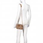 Umhängetasche Izzy Latte Logo, Farbe: cognac, Marke: Guess, EAN: 0190231910190, Abmessungen in cm: 20x13x7, Bild 4 von 6