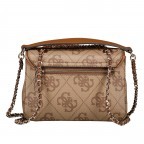 Umhängetasche Izzy Latte Logo, Farbe: cognac, Marke: Guess, EAN: 0190231910206, Abmessungen in cm: 22x15.5x7, Bild 3 von 7