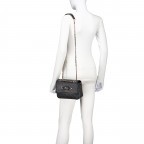 Umhängetasche Izzy Coal Logo, Farbe: anthrazit, Marke: Guess, EAN: 0190231910244, Abmessungen in cm: 22x15.5x7, Bild 5 von 7