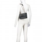 Umhängetasche Izzy Coal Logo, Farbe: anthrazit, Marke: Guess, EAN: 0190231910244, Abmessungen in cm: 22x15.5x7, Bild 4 von 7
