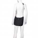 Umhängetasche Giully Black, Farbe: schwarz, Marke: Guess, EAN: 0190231905479, Abmessungen in cm: 28.5x28.5x7.5, Bild 6 von 7