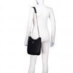 Umhängetasche Giully Black, Farbe: schwarz, Marke: Guess, EAN: 0190231905479, Abmessungen in cm: 28.5x28.5x7.5, Bild 5 von 7