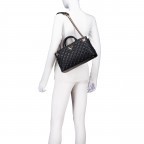 Tasche Giully Black, Farbe: schwarz, Marke: Guess, EAN: 0190231873723, Abmessungen in cm: 31.5x17.5x10, Bild 5 von 6
