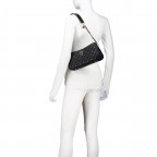 Umhängetasche Giully Black, Farbe: schwarz, Marke: Guess, EAN: 0190231904908, Abmessungen in cm: 28.5x14x5.5, Bild 5 von 6
