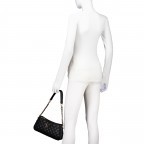 Umhängetasche Giully Black, Farbe: schwarz, Marke: Guess, EAN: 0190231904908, Abmessungen in cm: 28.5x14x5.5, Bild 4 von 6
