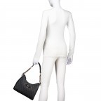 Beuteltasche Izzy Coal Logo, Farbe: anthrazit, Marke: Guess, EAN: 0190231910220, Abmessungen in cm: 28x22.5x9.5, Bild 4 von 6