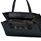 Handtasche Izzy Coal Logo, Farbe: anthrazit, Marke: Guess, EAN: 0190231910268, Abmessungen in cm: 33.5x26.5x13, Bild 7 von 7
