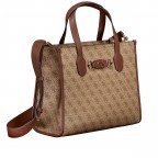 Handtasche Izzy Latte Logo Brown, Farbe: cognac, Marke: Guess, EAN: 0190231910275, Abmessungen in cm: 33.5x26.5x13, Bild 2 von 7