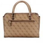 Handtasche Orlina Satchel Latte Logo Brown, Farbe: cognac, Marke: Guess, EAN: 0190231912712, Abmessungen in cm: 29.2x21x10, Bild 3 von 7