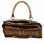 Handtasche Orlina Satchel Latte Logo Brown, Farbe: cognac, Marke: Guess, EAN: 0190231912712, Abmessungen in cm: 29.2x21x10, Bild 7 von 7