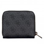 Geldbörse Laurel 4G-Logo Coal, Farbe: anthrazit, Marke: Guess, EAN: 0190231881667, Abmessungen in cm: 11x9.5x2, Bild 3 von 4