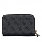 Geldbörse Laurel 4G-Logo Coal, Farbe: anthrazit, Marke: Guess, EAN: 0190231899136, Abmessungen in cm: 15x10x3.5, Bild 3 von 6