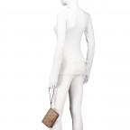 Geldbörse Laurel 4G-Logo Latte, Farbe: cognac, Marke: Guess, EAN: 0190231899143, Abmessungen in cm: 15x10x3.5, Bild 4 von 6