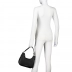 Beuteltasche Brixton Nero, Farbe: schwarz, Marke: Valentino Bags, EAN: 8054942230775, Abmessungen in cm: 26x22x7, Bild 4 von 8