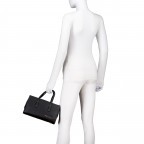 Handtasche Jasmin Nero, Farbe: schwarz, Marke: Valentino Bags, EAN: 8054942606884, Abmessungen in cm: 27.5x16.3x10.5, Bild 4 von 7