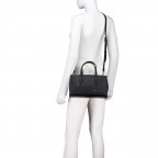 Handtasche Jasmin Nero, Farbe: schwarz, Marke: Valentino Bags, EAN: 8054942606884, Abmessungen in cm: 27.5x16.3x10.5, Bild 6 von 7