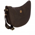 Beuteltasche X-BAG & X-Travel Halfmoon Bag Brown, Farbe: braun, Marke: Brics, EAN: 8016623959610, Abmessungen in cm: 35x28x12, Bild 2 von 7