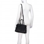 Handtasche Pansy mit zwei Schulterriemen Nero, Farbe: schwarz, Marke: Valentino Bags, EAN: 8054942607430, Abmessungen in cm: 29.5x21.5x14.5, Bild 6 von 9