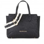 Handtasche Pansy mit zwei Schulterriemen Nero, Farbe: schwarz, Marke: Valentino Bags, EAN: 8054942607430, Abmessungen in cm: 29.5x21.5x14.5, Bild 2 von 9
