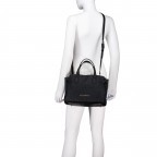 Handtasche Pansy mit zwei Schulterriemen Nero, Farbe: schwarz, Marke: Valentino Bags, EAN: 8054942607430, Abmessungen in cm: 29.5x21.5x14.5, Bild 7 von 9
