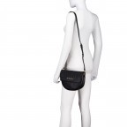 Satteltasche Pansy mit zwei Schulterriemen Nero, Farbe: schwarz, Marke: Valentino Bags, EAN: 8054942607485, Abmessungen in cm: 24.5x18x7.5, Bild 5 von 8