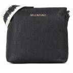 Umhängetasche Pansy mit zwei Schulterriemen Nero, Farbe: schwarz, Marke: Valentino Bags, EAN: 8054942607737, Abmessungen in cm: 25x23.5x8, Bild 2 von 7