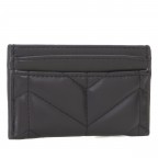 Kartenetui Petal Relove Recycle Nero, Farbe: schwarz, Marke: Valentino Bags, EAN: 8054942609977, Abmessungen in cm: 11.3x7.3x0.8, Bild 3 von 4