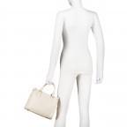Handtasche Rised Relove Recycle Ecru, Farbe: beige, Marke: Valentino Bags, EAN: 8054942608949, Abmessungen in cm: 26.5x22.5x12.5, Bild 4 von 7