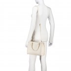Handtasche Rised Relove Recycle Ecru, Farbe: beige, Marke: Valentino Bags, EAN: 8054942608949, Abmessungen in cm: 26.5x22.5x12.5, Bild 5 von 7