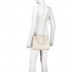 Handtasche Rised Relove Recycle Ecru, Farbe: beige, Marke: Valentino Bags, EAN: 8054942608949, Abmessungen in cm: 26.5x22.5x12.5, Bild 6 von 7