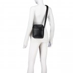 Umhängetasche Horizon Nero, Farbe: schwarz, Marke: Valentino Bags, EAN: 8054942601254, Abmessungen in cm: 17x21.5x6, Bild 5 von 6