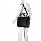Aktentasche Horizon Nero, Farbe: schwarz, Marke: Valentino Bags, EAN: 8054942601278, Abmessungen in cm: 40x29x8, Bild 5 von 7