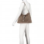 Beuteltasche Elisa Rebel Cozy French Grey, Farbe: grau, Marke: Les Visionnaires, EAN: 4262435773164, Abmessungen in cm: 40x26x8, Bild 4 von 6