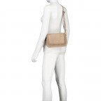 Umhängetasche Emily Teddy Peanut, Farbe: cognac, Marke: Les Visionnaires, EAN: 4262435774666, Abmessungen in cm: 22.5x16.5x8.5, Bild 7 von 9