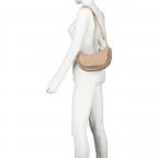 Umhängetasche Ivy Teddy Peanut, Farbe: cognac, Marke: Les Visionnaires, EAN: 4262435774901, Abmessungen in cm: 25x13x6.5, Bild 6 von 9