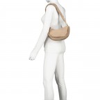 Umhängetasche Ivy Teddy Peanut, Farbe: cognac, Marke: Les Visionnaires, EAN: 4262435774901, Abmessungen in cm: 25x13x6.5, Bild 4 von 9