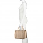 Handtasche Lena Teddy Peanut, Farbe: cognac, Marke: Les Visionnaires, EAN: 4262435775083, Abmessungen in cm: 30x22.5x15, Bild 4 von 9