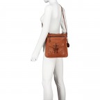 Umhängetasche Urban-Poets Casey UP-13117 Charming Cognac, Farbe: cognac, Marke: Harbour 2nd, EAN: 4046478080737, Abmessungen in cm: 26.5x28.5x2, Bild 5 von 6