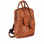 Rucksack Urban-Poets Quinn UP-13130 Charming Cognac, Farbe: cognac, Marke: Harbour 2nd, EAN: 4046478080959, Abmessungen in cm: 22.5x29.5x8.5, Bild 2 von 7