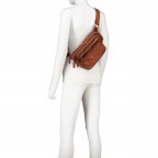 Umhängetasche Urban-Poets Harper UP-13131 Charming Cognac, Farbe: cognac, Marke: Harbour 2nd, EAN: 4046478080973, Abmessungen in cm: 24x17x3, Bild 5 von 7