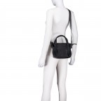 Handtasche Just-Pure Thea JP-13098 Dark Ash, Farbe: anthrazit, Marke: Harbour 2nd, EAN: 4046478081888, Abmessungen in cm: 20.5x16.5x12.5, Bild 6 von 7