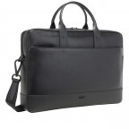 Aktentasche Manciano Pandion SHZ Black, Farbe: schwarz, Marke: Joop!, EAN: 4048835230151, Abmessungen in cm: 39x28x8.6, Bild 2 von 8
