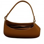 Beuteltasche Ruga Hellbraun, Farbe: braun, Marke: Hausfelder Manufaktur, EAN: 4065646021860, Abmessungen in cm: 28x18x7, Bild 8 von 8