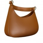 Beuteltasche Ruga Hellbraun, Farbe: braun, Marke: Hausfelder Manufaktur, EAN: 4065646021860, Abmessungen in cm: 28x18x7, Bild 2 von 8