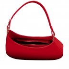 Beuteltasche Ruga Rot, Farbe: rot/weinrot, Marke: Hausfelder Manufaktur, EAN: 4065646021877, Abmessungen in cm: 28x18x7, Bild 8 von 8